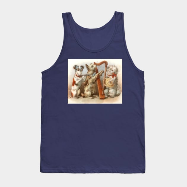 This Pack of Dogs Provides Sunday Music in the Park Tank Top by Star Scrunch